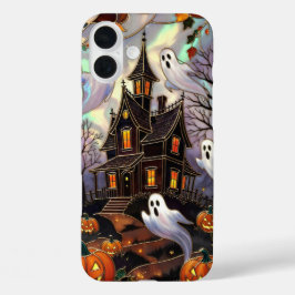 Estojo de telefone Cute Halloween Casa Assombrada