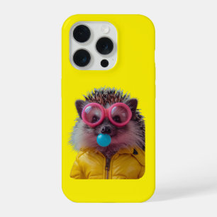 Estojo de Telefone de Borracha Fofo de ouriço Be K