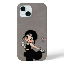 Estojo de telefone de desenho animado fofo