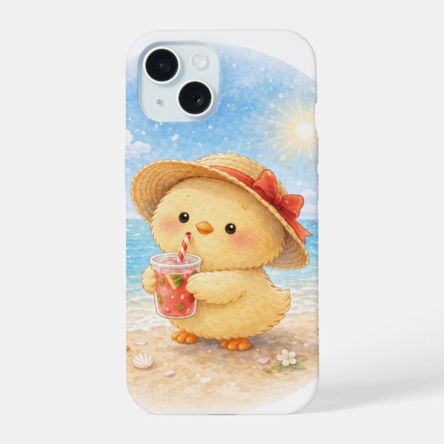 Estojo de Telefone de Frango de Verão Fofo (Verso)