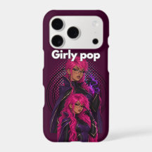 Estojo de Telefone Duplicado Girly Pop