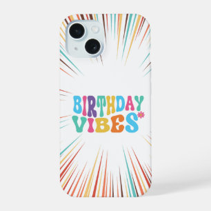 Estojo de telefone engraçado retrô fofo vibraçõe