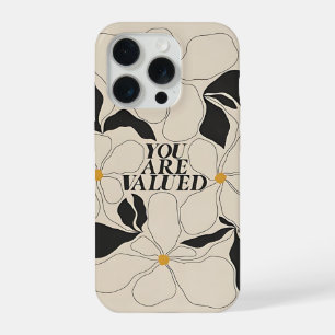 Estojo de Telefone Floral – Amor Próprio Minimalis