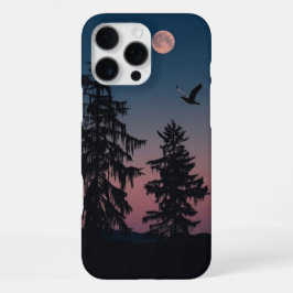 Estojo de Telefone Floresta ao Luar — Céu Noturno 