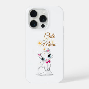 Estojo de Telefone Gato Meow Fofo 