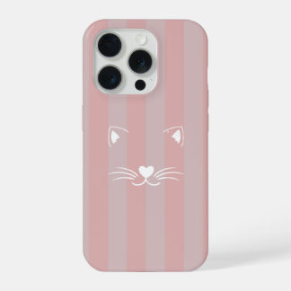 Estojo de Telefone Ilustração de Gatinho Minimalis