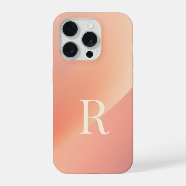 Estojo de Telefone Minimal Monograma R – Letra Est (Verso)