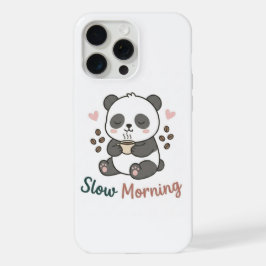 Estojo de Telefone Panda de Manhã Lenta | Capa Kaw