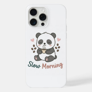 Estojo de Telefone Panda de Manhã Lenta | Capa Kaw