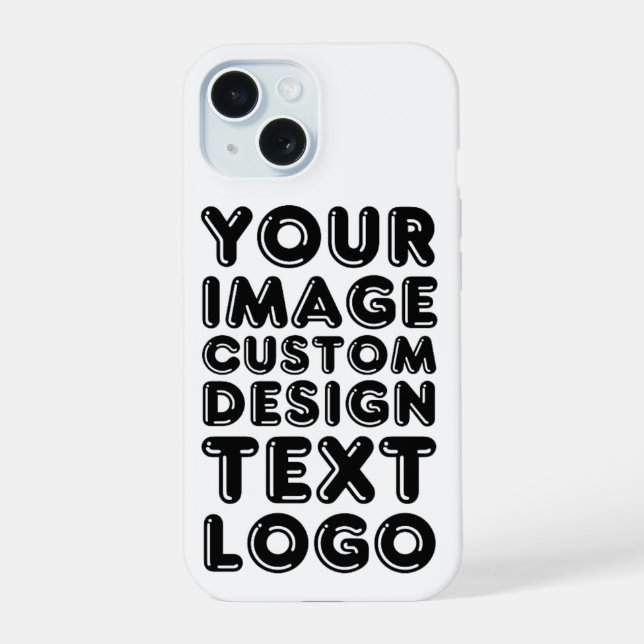 Estojo de telefone personalizado com foto (Verso)
