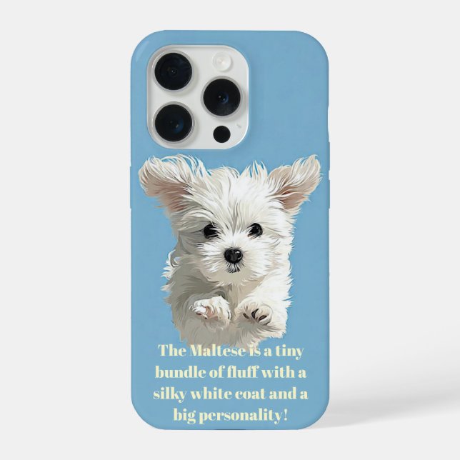 Estojo de telefone personalizado para cachorro mal (Verso)