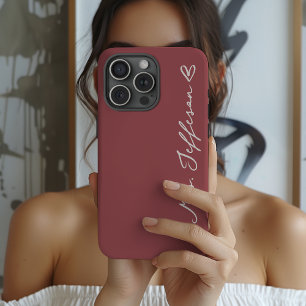 Estojo de telefone personalizado para casal presen
