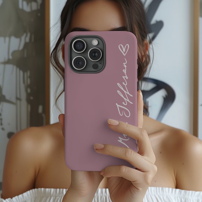 Estojo de Telefone Personalizado para Noiva de Pre (Custom Mr and Mrs Wedding Gift, Anniversary Gift, Bride Phone Case & New Surname Gift for Wifey)