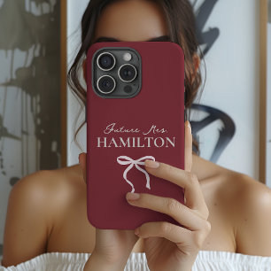 Estojo de Telefone Personalizado para Noiva Presen