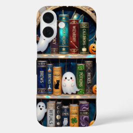 Estojo de Telefone Prateleira de Livros de Feitiça