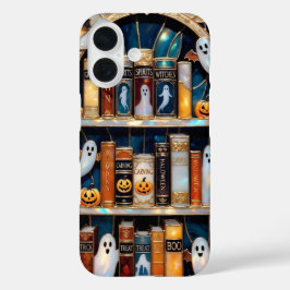 Estojo de Telefone Prateleira de Livros de Hallowe