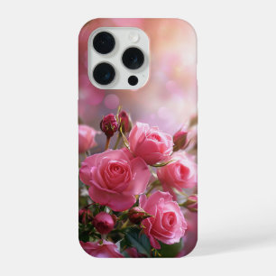 Estojo de Telefone Rosas Rosa Elegantes