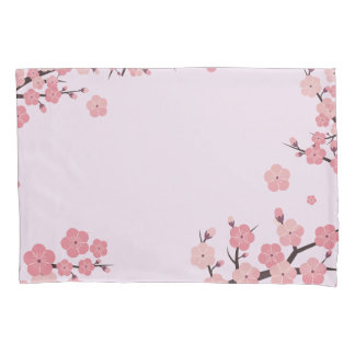 Estojo de travesseiro de flores de sakura desabroc