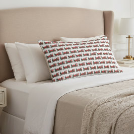 Estojo de Travesseiro de Trem a Vapor Antigo