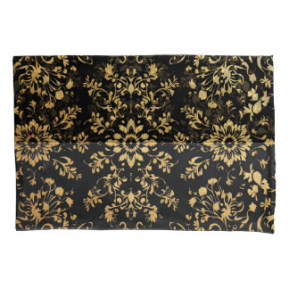 Estojo de travesseiro estilo luxuoso padrão preto