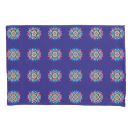 Estojo de Travesseiro Mandala Roxo Padrão