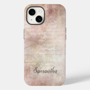 Estojo Monogram Shabby Chic Rosa Vintage Case-Mate