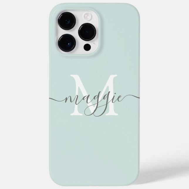 Estojo Monograma Rascunho Pastel Case-Mate iPhone  (Verso)