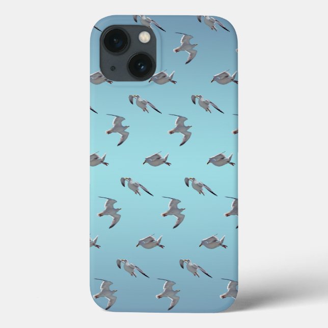 Estojo para iPad Mini Seagull Frenzy (Mistura Azul (Verso)