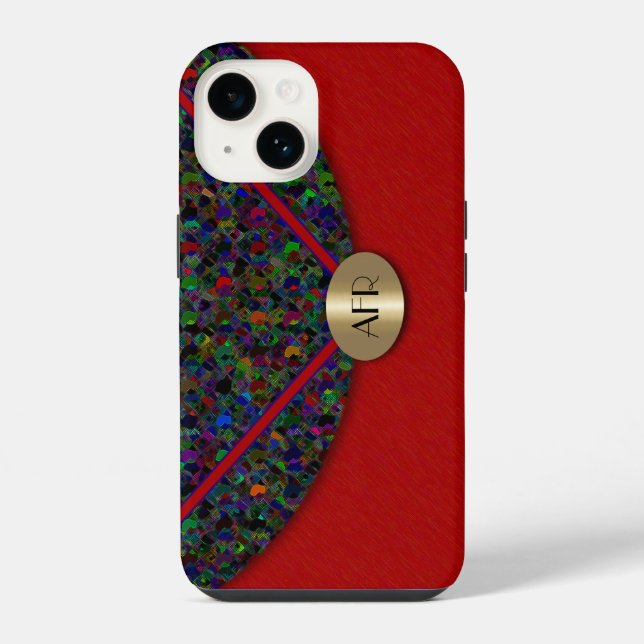 Estojo para iPhone 14 Bolsa de Mão de Seda (Verso)