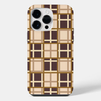Estojo para iPhone 14 Pro Max Tons de Marrom Abstr