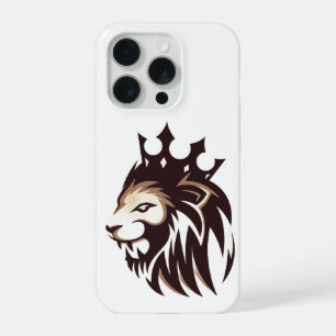 Estojo para iPhone 15 Leão Coroa Majestosa