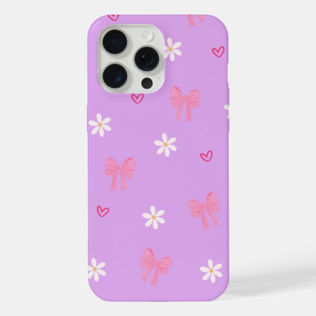 estojo para iphone 15 pro max com padrão de margar (Verso)