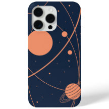 Estojo para iPhone 15 Pro Max Minimalist Space Orb
