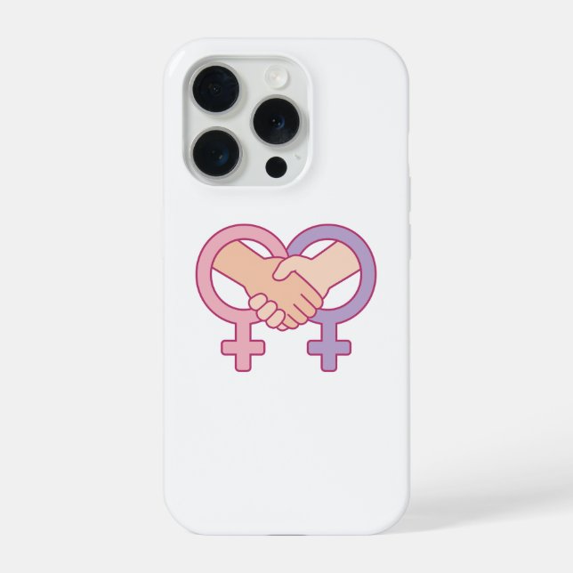 Estojo para iPhone 15 Pro Unidade das Mulheres IWD (Verso)
