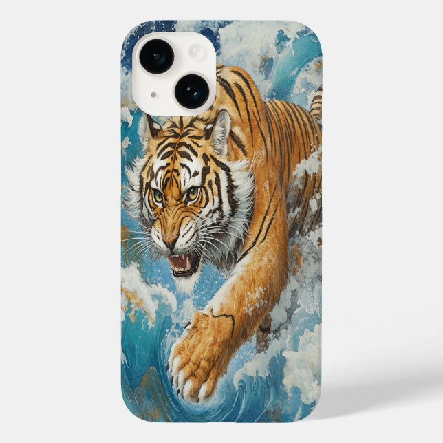 🐅 Estojo para iPhone Azure Stride (Verso)