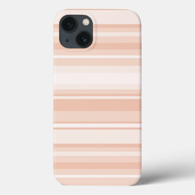 Estojo para iPhone Case-Mate com listras de pêsseg (Verso)