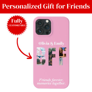 Estojo para iPhone de Colagem de Fotos de BFF – Pr