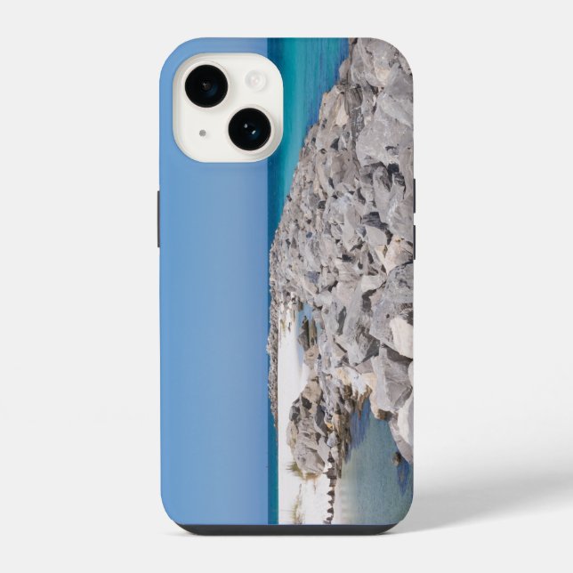 Estojo para iPhone do Meio do Molhe da Ilha Shell (Verso)