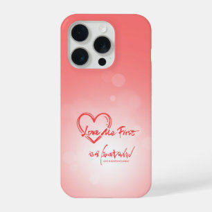 Estojo para telefone de amor próprio rosa 'Me Ame