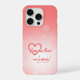 Estojo para telefone de amor próprio rosa 'Me Ame