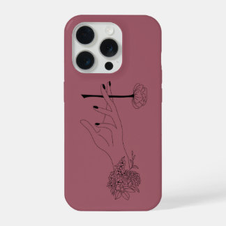 Estojo para Telemóvel de Arte de Linha Floral Mini