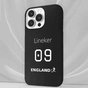 Estojo Personalizado Inglaterra Futebol Preto Bran