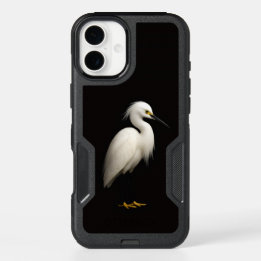 Estojo preto 4 Luxe para iPhone 16 Plus, Garça Bra
