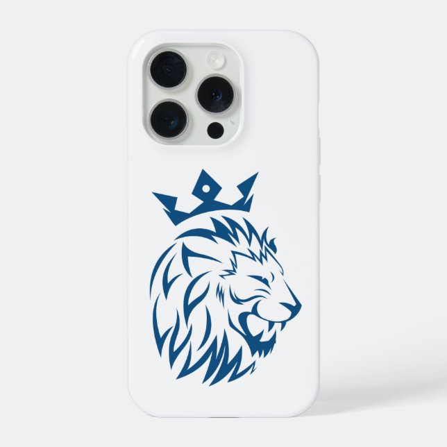 Estojo Royal Crown Lion para iPhone 15 Pro Max (Verso)