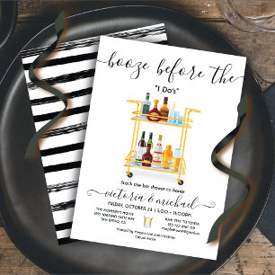 Estoque o Bar Booze antes do convite para Chás I D