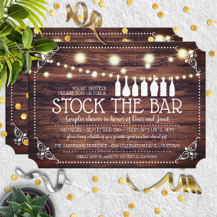 Estoque o Convite de festas do Bar