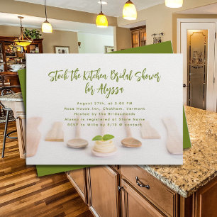 Estoque os Convites de chá de panela da cozinha