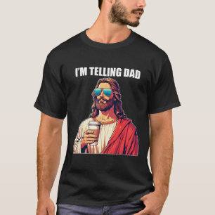 Estou a dizer "Pai Camisa Engraçada Cristão Religi
