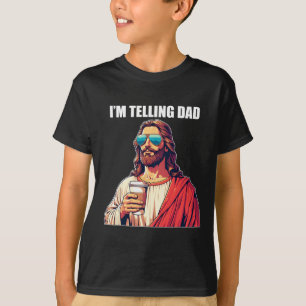 Estou a dizer "Pai Camisa Engraçada Cristão Religi