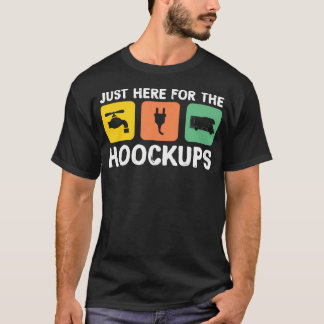 ESTOU Aqui Apenas Para As Conexões Camisa Divertid